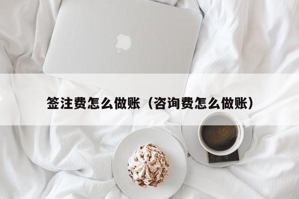 签注费怎么做账(咨询费怎么做账)