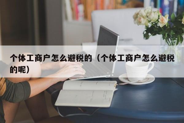 个体工商户怎么避税的(个体工商户怎么避税的呢)