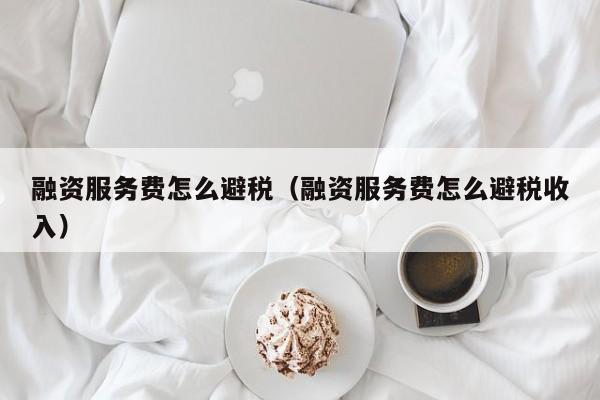 融资服务费怎么避税(融资服务费怎么避税收入)