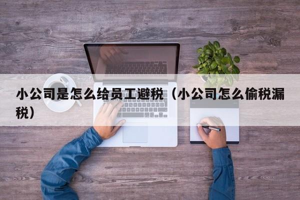 小公司是怎么给员工避税(小公司怎么偷税漏税)