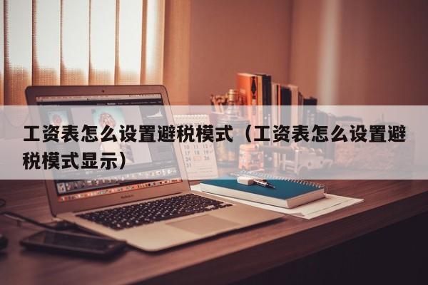 工资表怎么设置避税模式(工资表怎么设置避税模式显示)