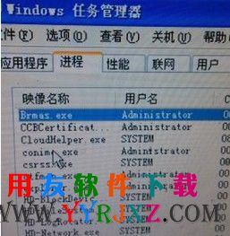 brmas.exe进程查看图示