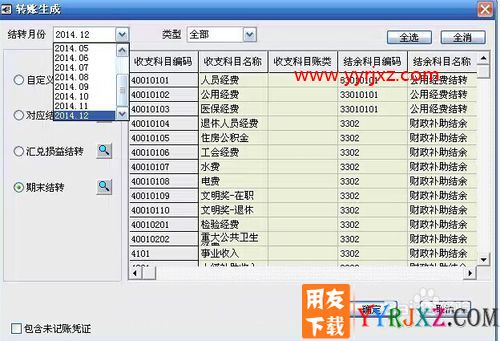 用友g6e财务软件怎么进行期间损益结转的图文操作教程