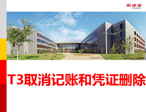 用友T3核算模块取消记账和凭证删除操作教程_T310.6plus1视频教学课件
