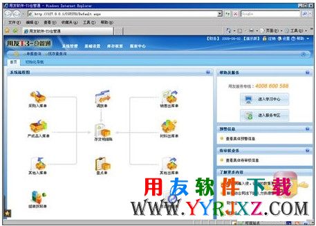 用友T3仓管通标准版11.0软件操作界面图示