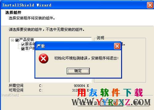 环境检测错误
