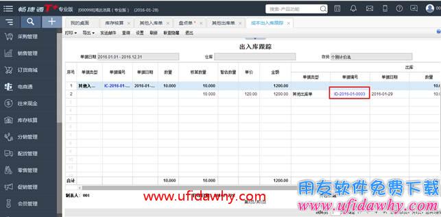 畅捷通T+盘点单带出的单价为什么是0？