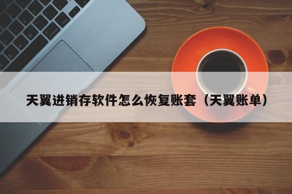 天翼进销存软件怎么恢复账套(天翼账单)