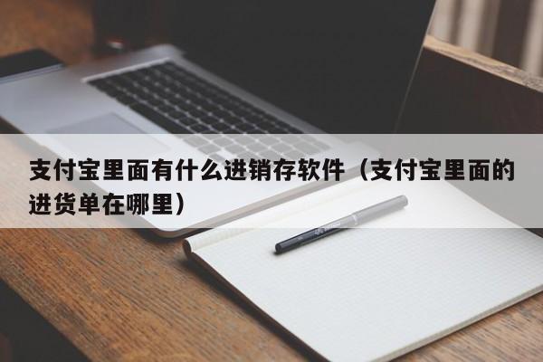 支付宝里面有什么进销存软件(支付宝里面的进货单在哪里)