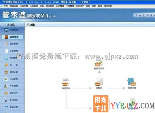 管家婆财贸双全ⅡTopV15.1软件销售管理界面操作图示