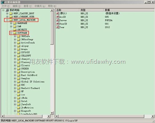 打开用友T3财务报表提示不能登录到服务器，请检查服务器配置？