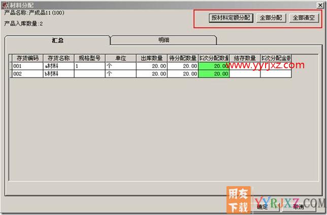 生产加工成本分配