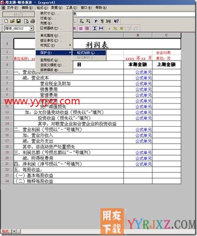 不允许其他人修改报表格式？.3
