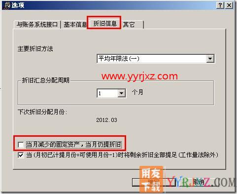 “当月减少的资产，当月仍计提折旧”的使用？